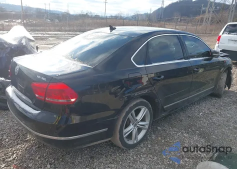 2013 Volkswagen Passat 2.0L Tdi Sel Premium z USA, uszkodzony, nr VIN 1VWCN7A38DC001740
